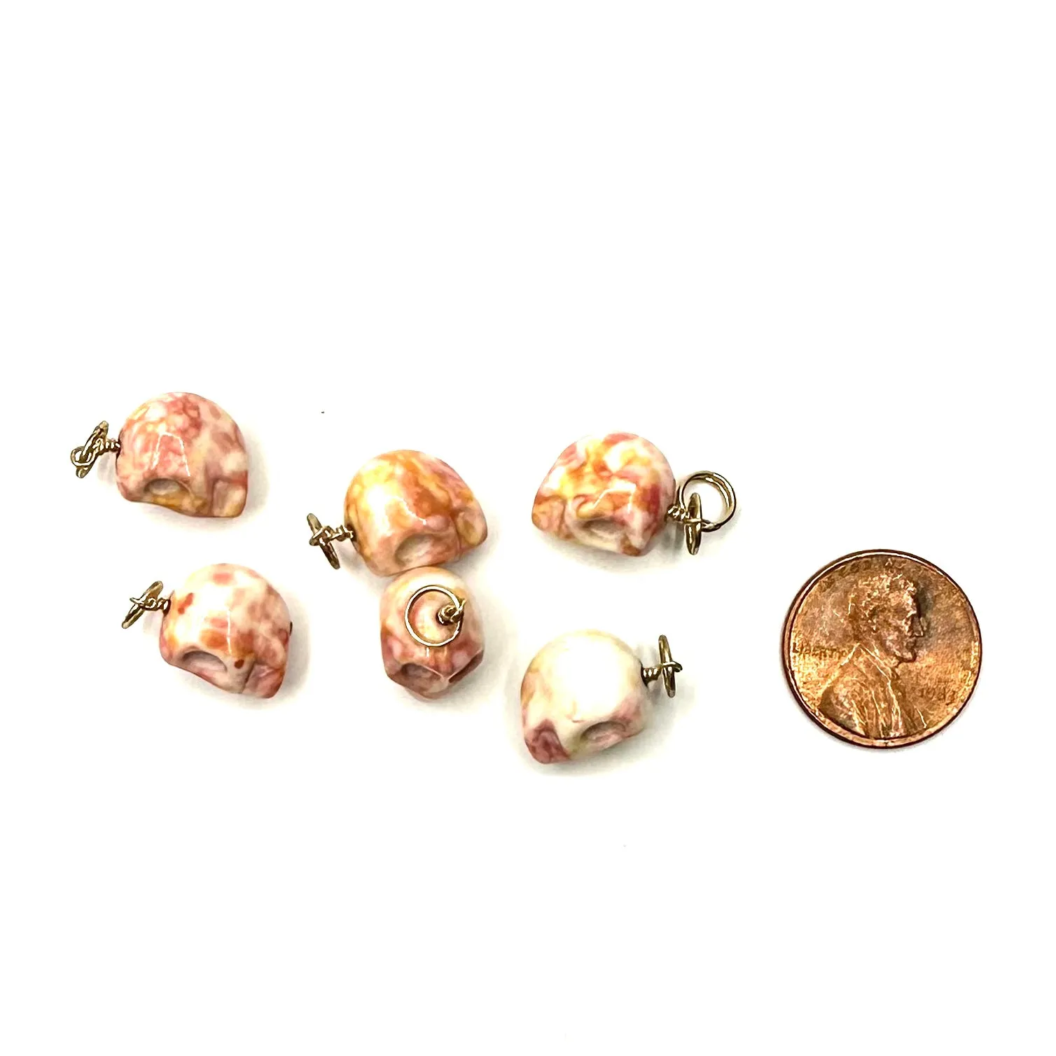 Peach Stone Skulls