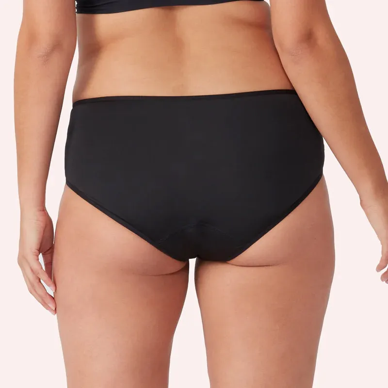 Period Midi Brief - Black