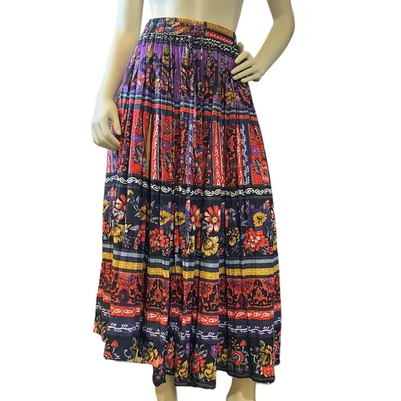 Phool Multicolor Full Skirt Size L