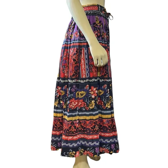 Phool Multicolor Full Skirt Size L