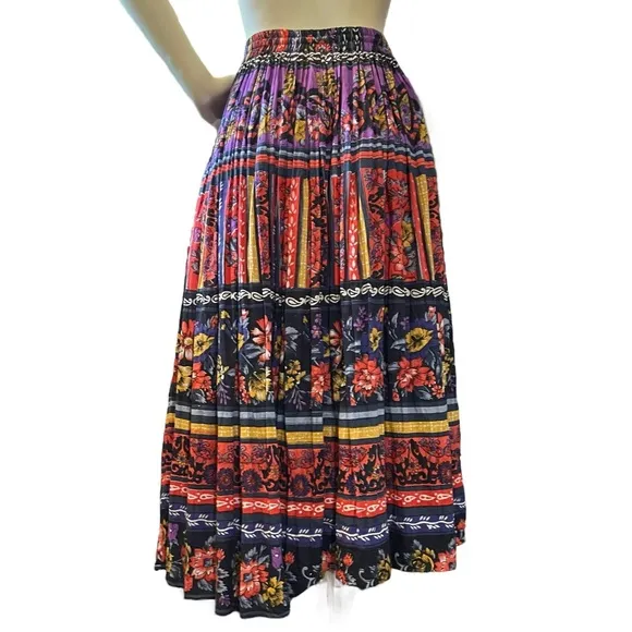 Phool Multicolor Full Skirt Size L