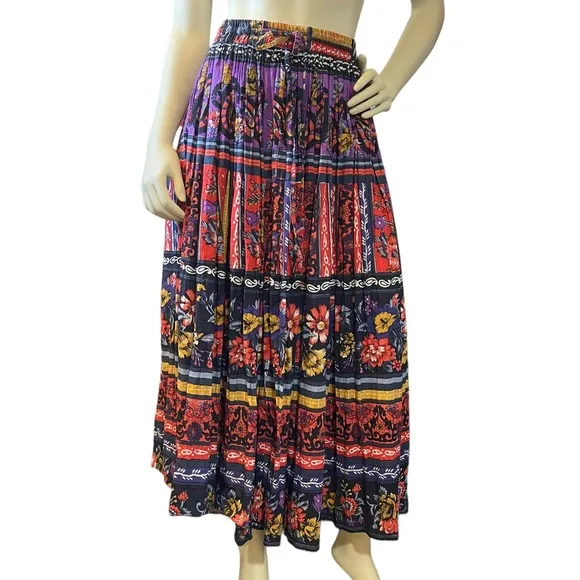 Phool Multicolor Full Skirt Size L