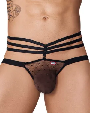 Pikante 1095 Oomph Mesh Jockstrap Black
