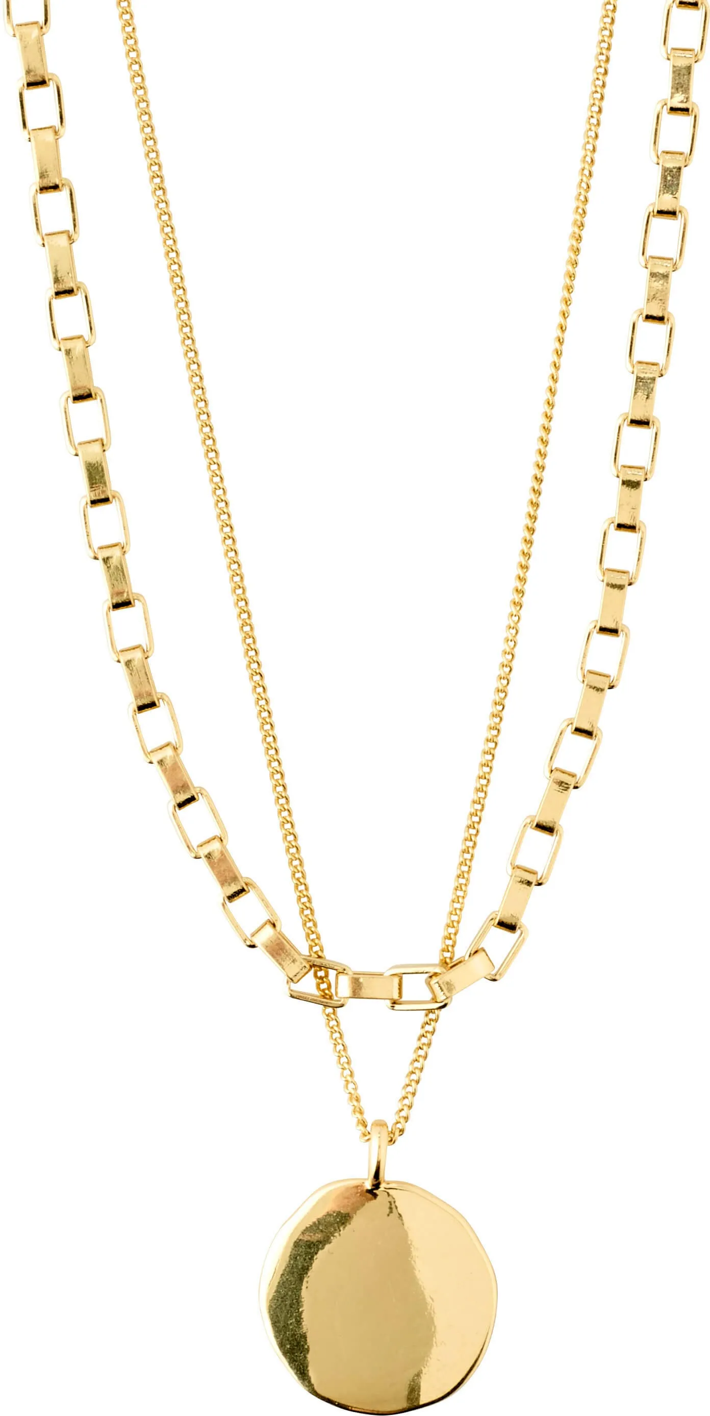 Pilgrim Clarity Gold Cable Chain Necklace