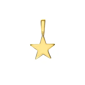 Polished Gold Vermeil Shooting Star Charm