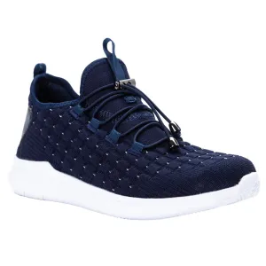 Propet Womens Navy Metallic TravelBound