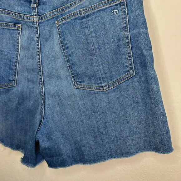 Rag and Bone Nina High Rise Denim Balboa Jean Roll Up or Cut Off Shorts 34