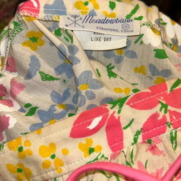 RARE VINTAGE Front zip floral skirt with pockets &amp; belt cotton poly blend demure