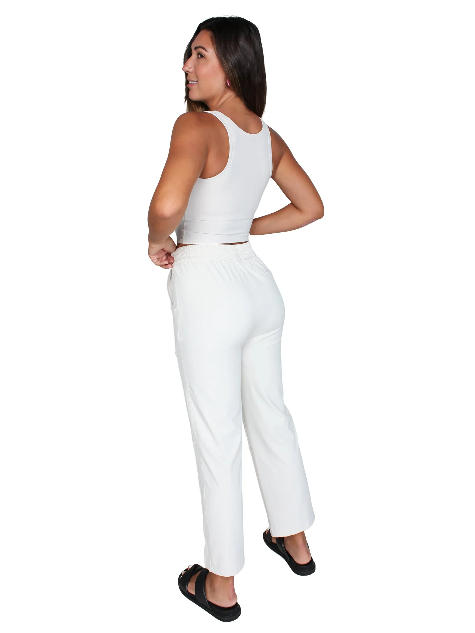 Renewal High Rise Pant - Pearl