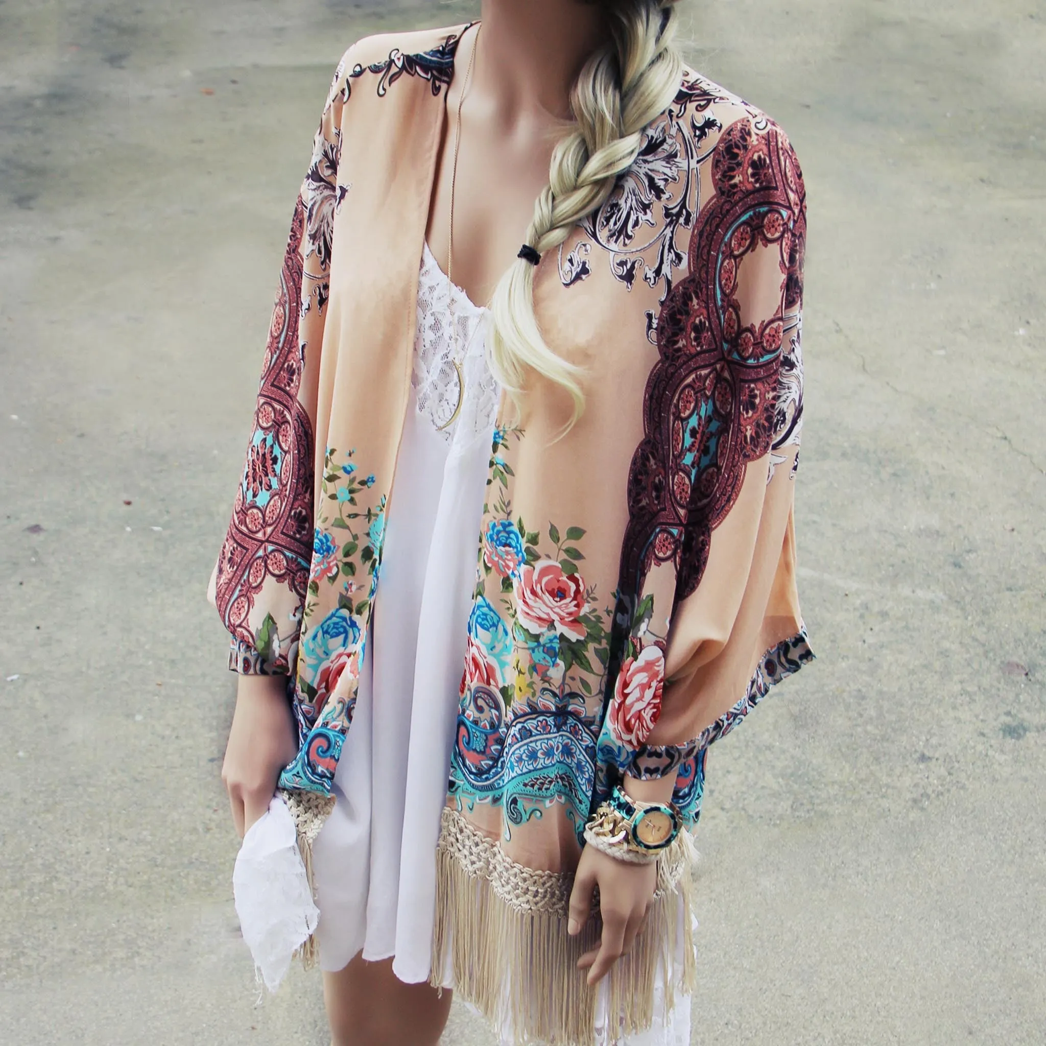 Rose & Saffron Duster