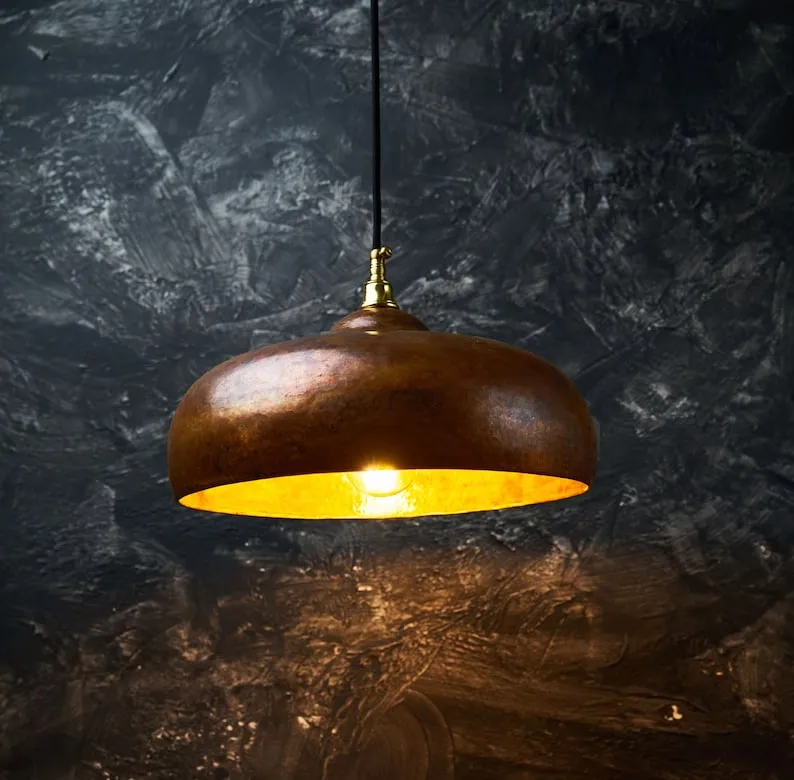Rustic Copper Island Kitchen Lighting – Enhance your kitchen with our elegant Copper Pendant