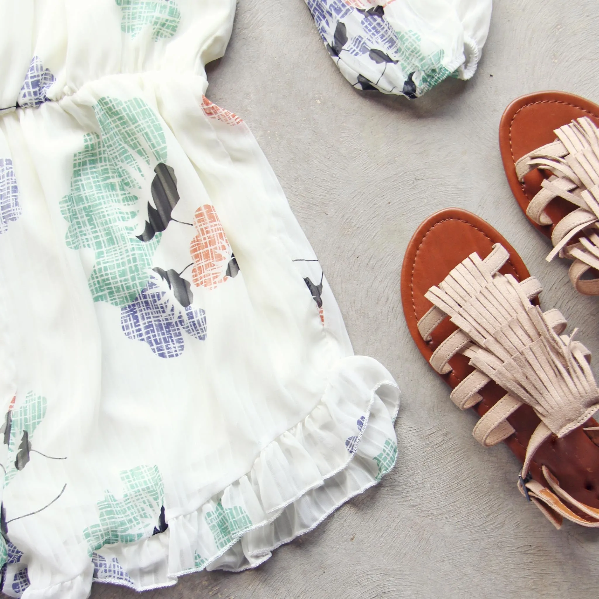 Sage Fox Romper