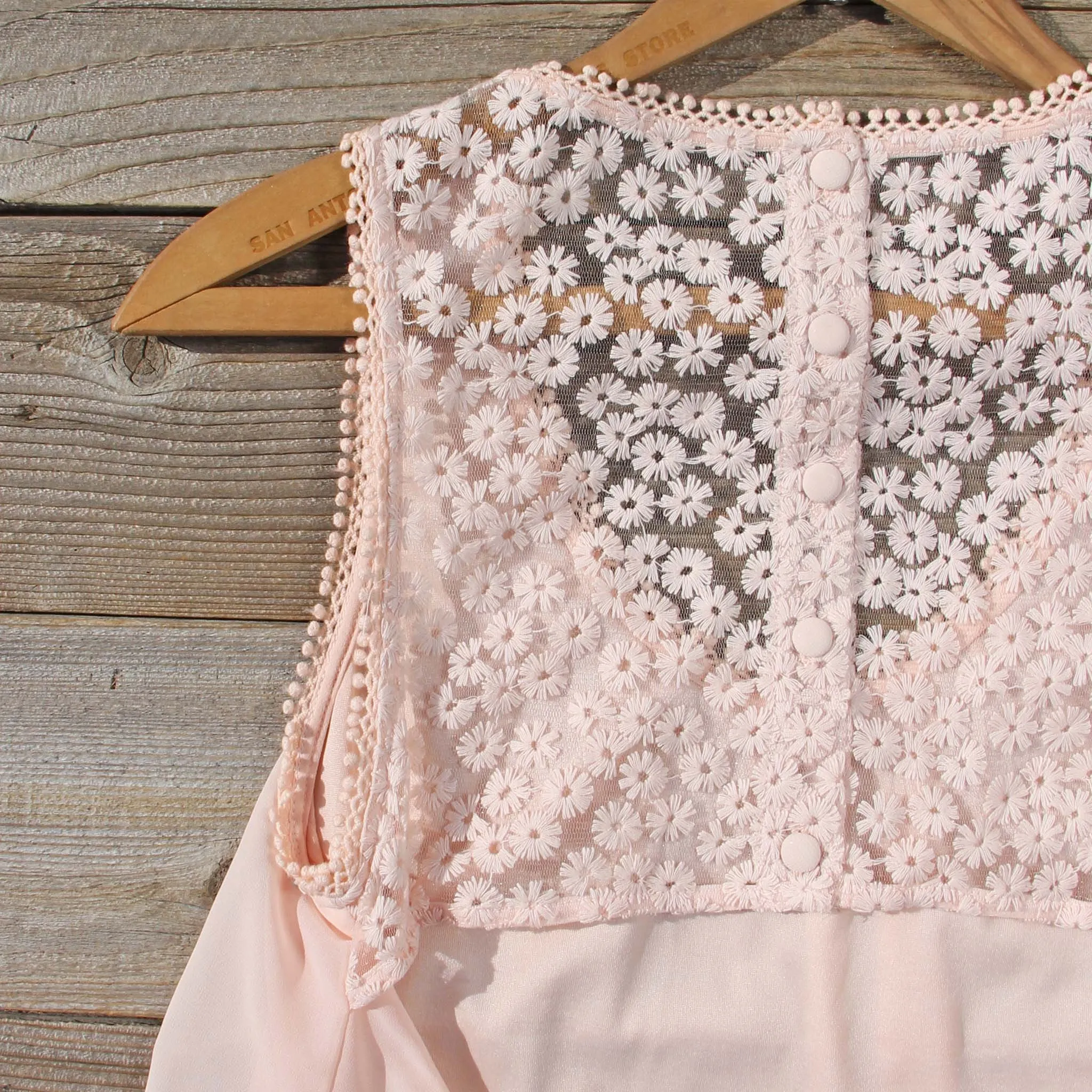 Sage Shadows Dress in Peony