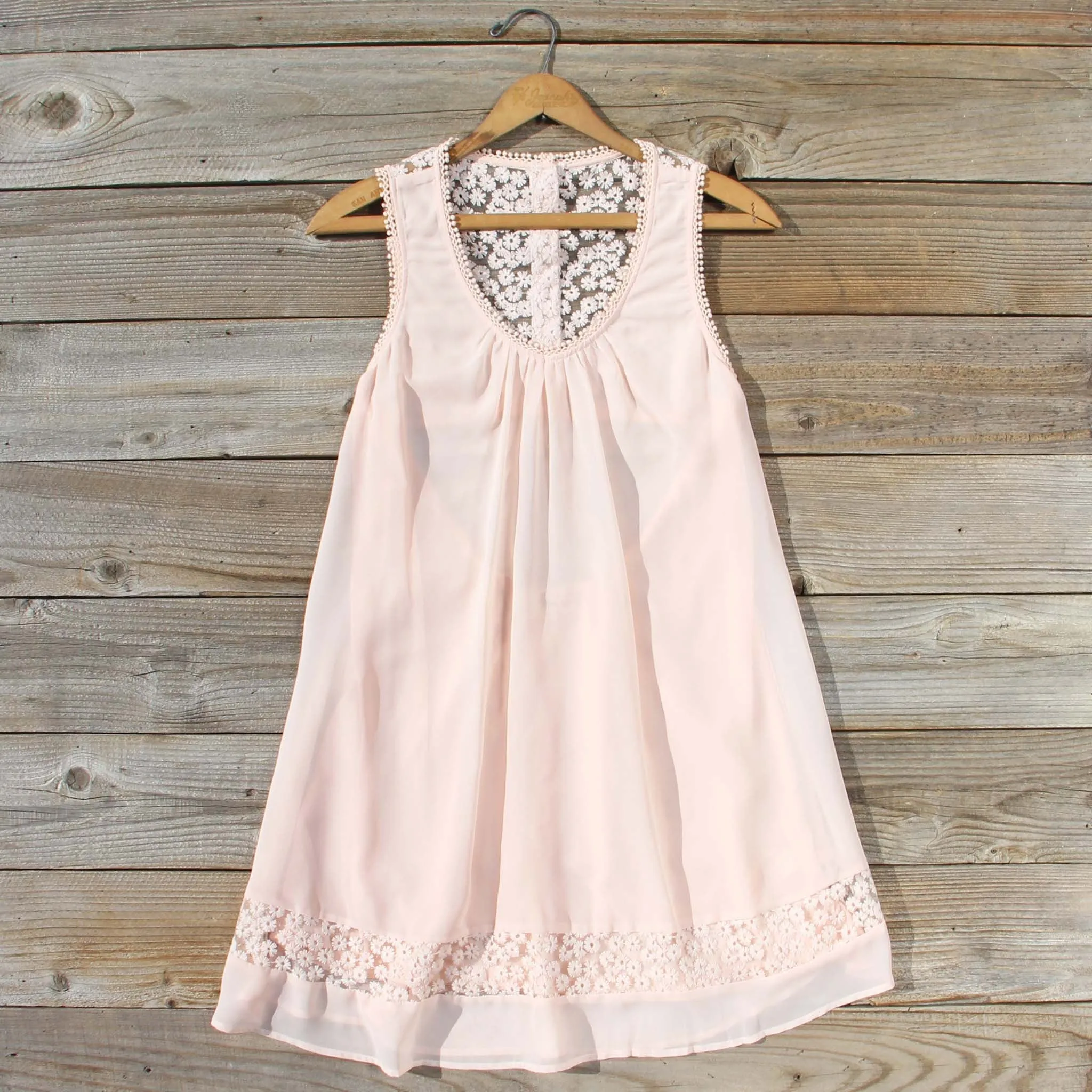 Sage Shadows Dress in Peony