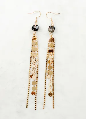 Sagitta Earrings in Stone