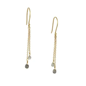 SALE - Double Strand Diamond Earrings