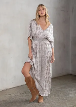 Serendipity Kimono Sleeve Maxi Dress