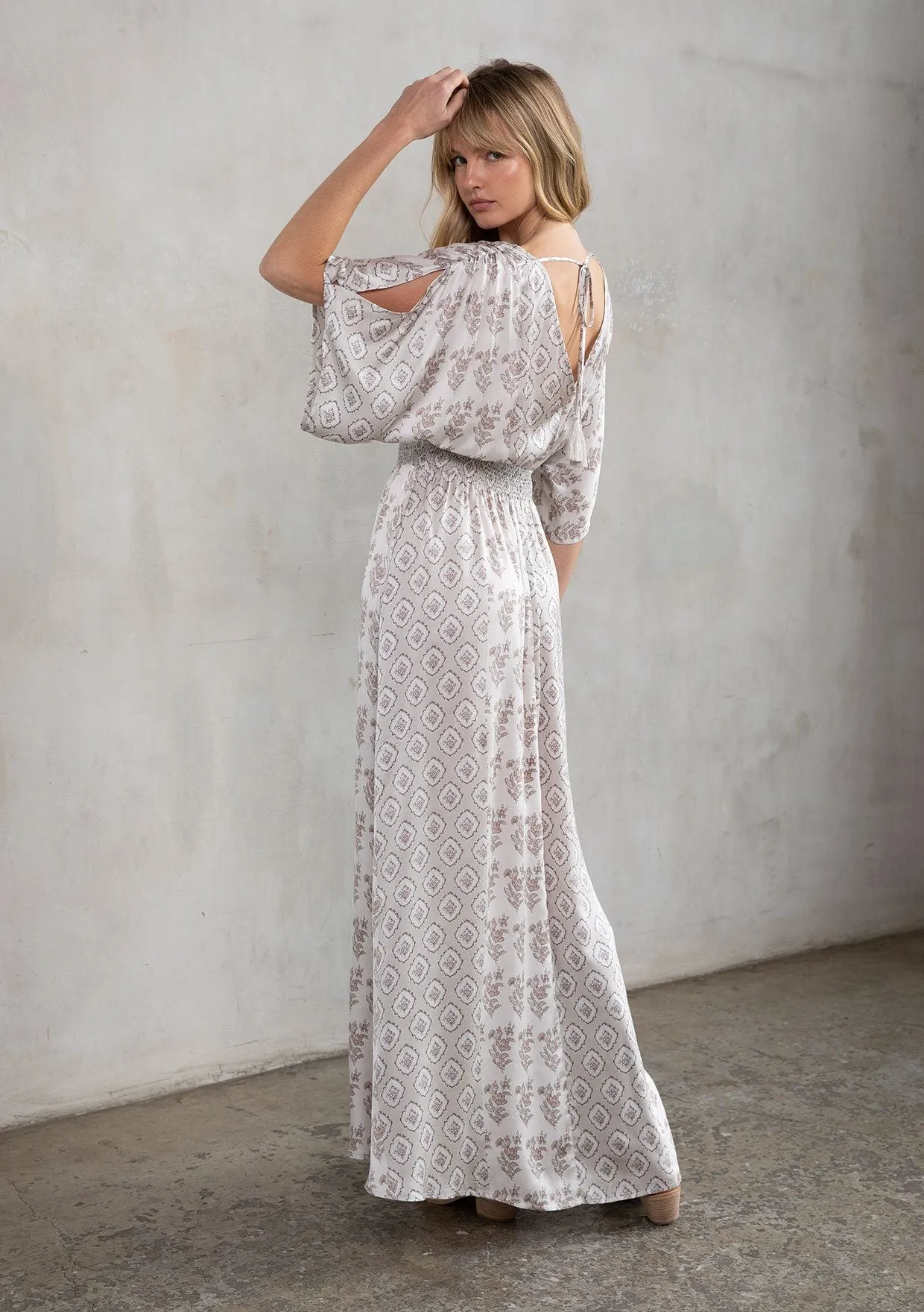 Serendipity Kimono Sleeve Maxi Dress