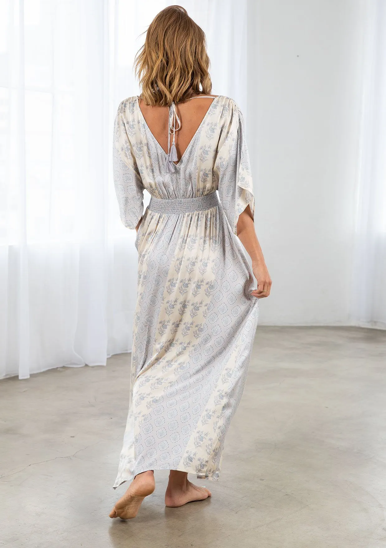Serendipity Kimono Sleeve Maxi Dress