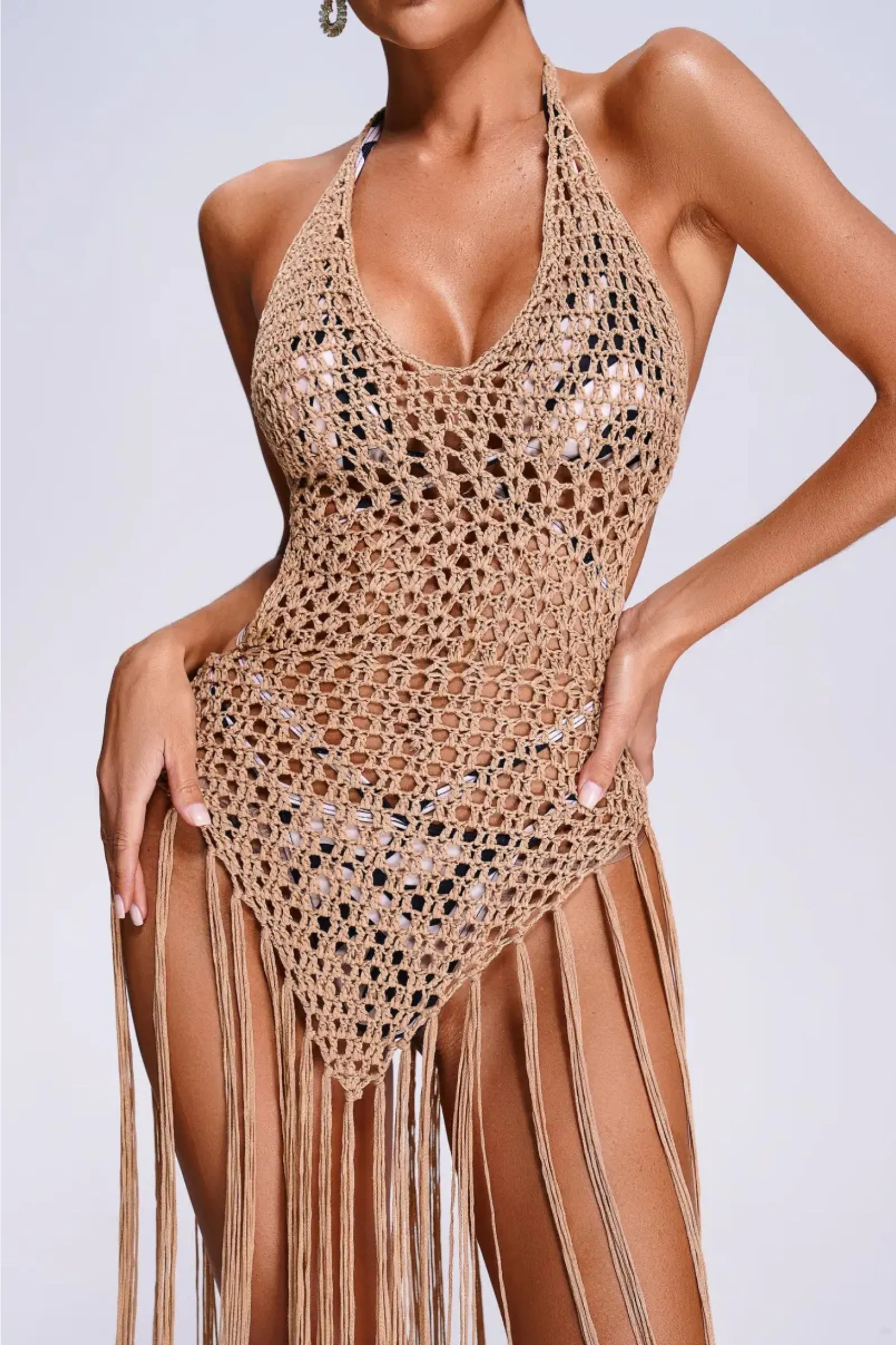 Serene Weave Midi Dress-Miss Molly brand
