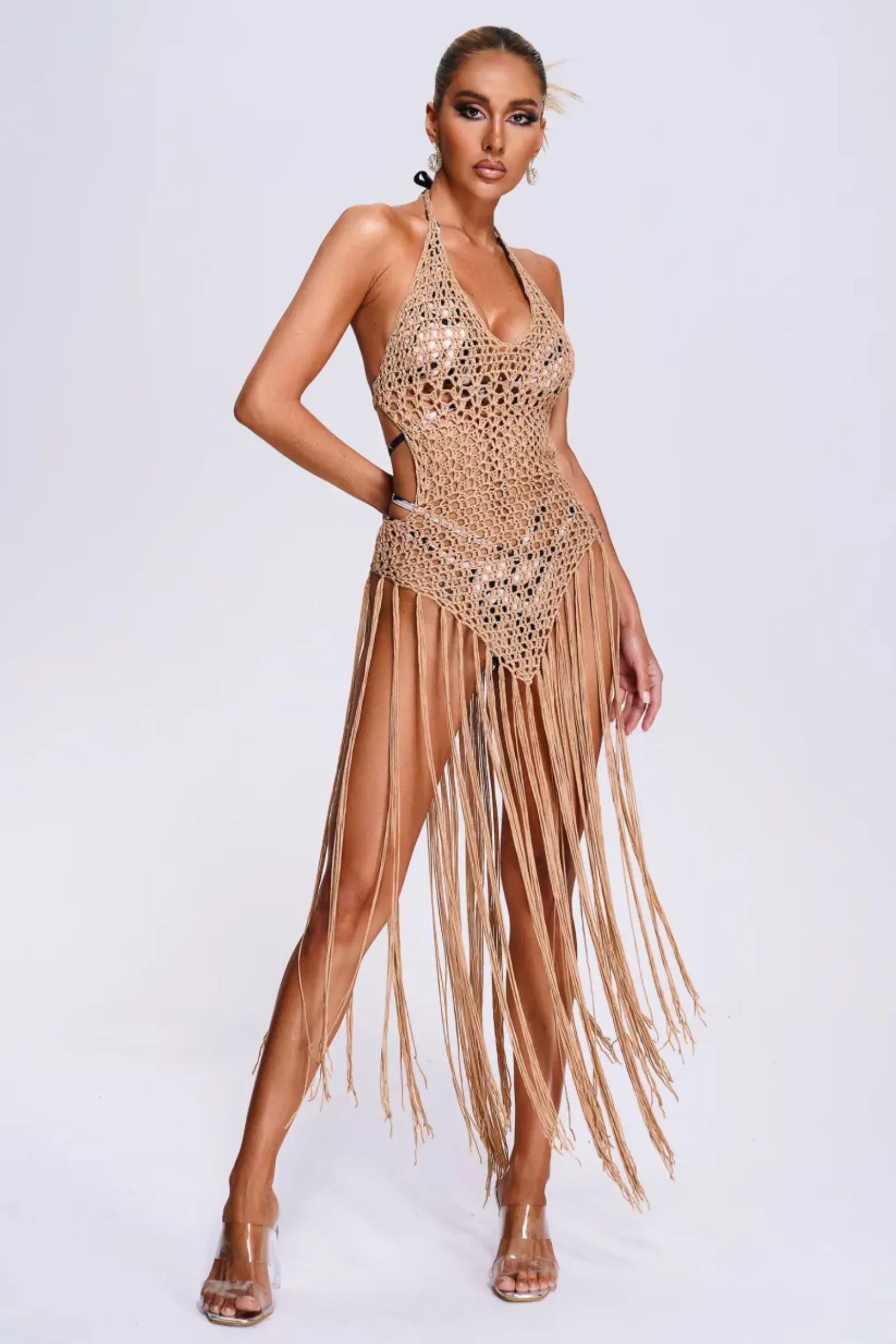 Serene Weave Midi Dress-Miss Molly brand