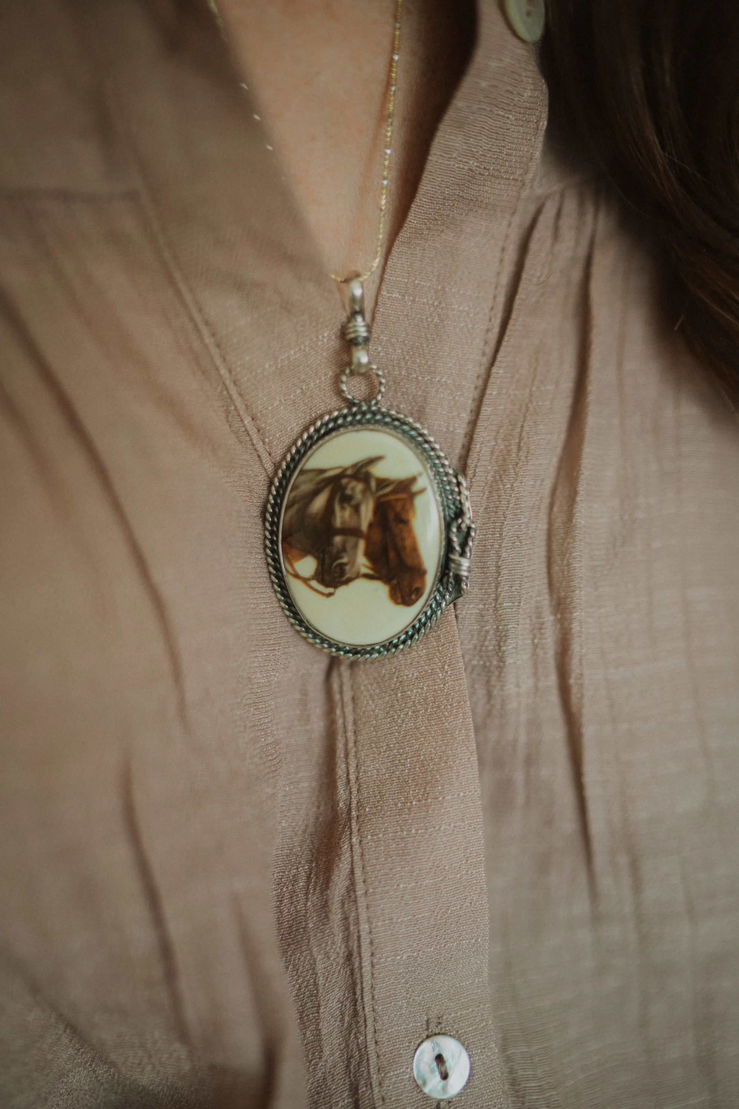 Serious Horses Necklace