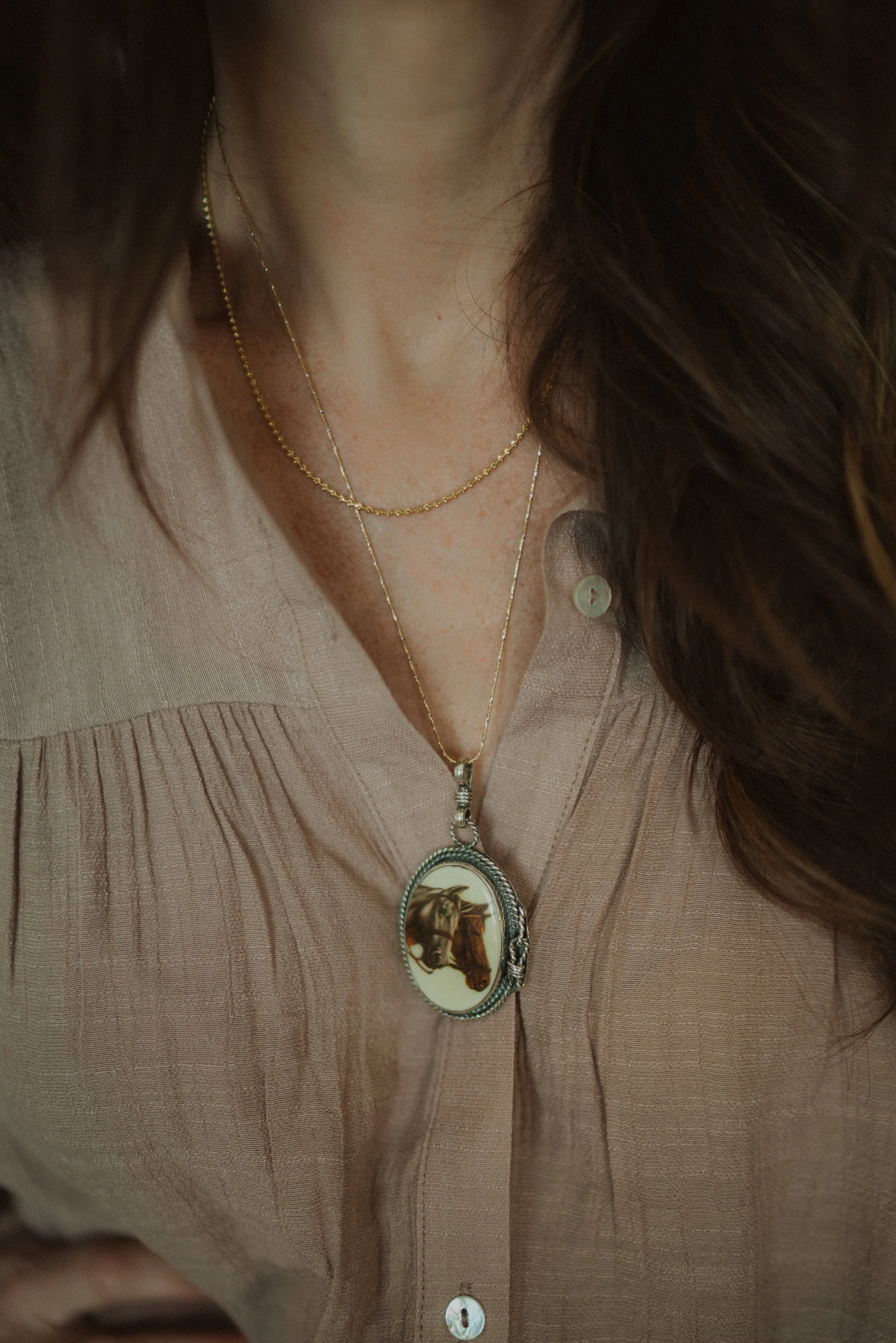 Serious Horses Necklace