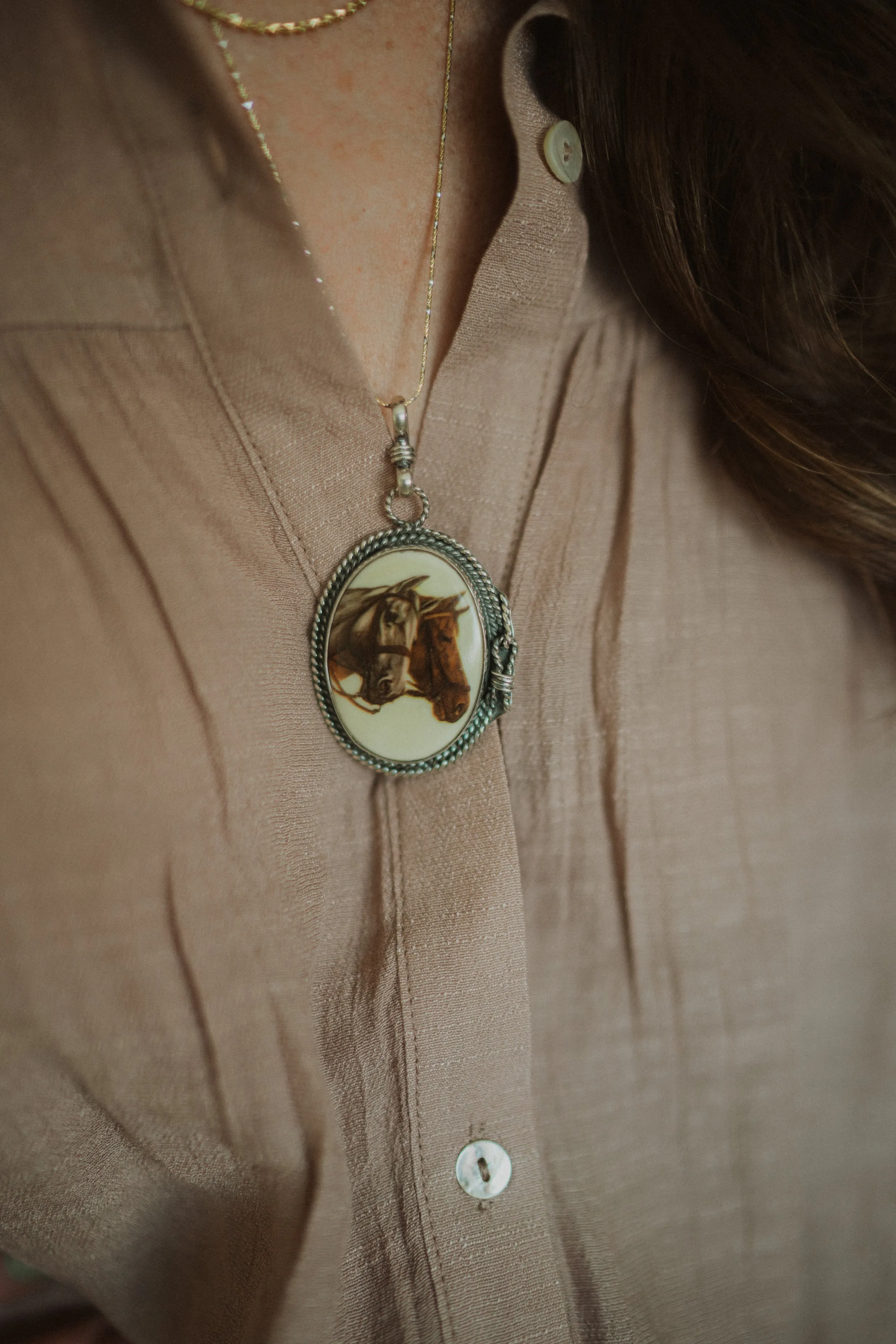Serious Horses Necklace
