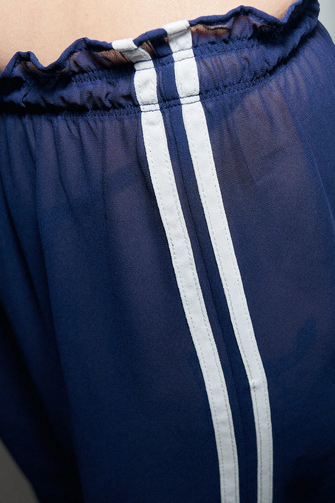 Sheer Sporty Chiffon Skirt