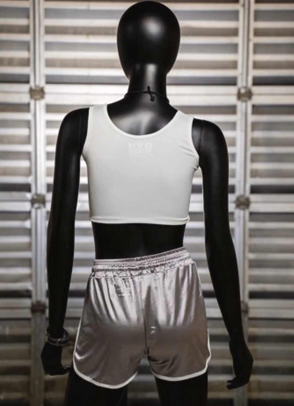 Short Crystal Collection Color Gray - Power Wings By Jullye Giliberti