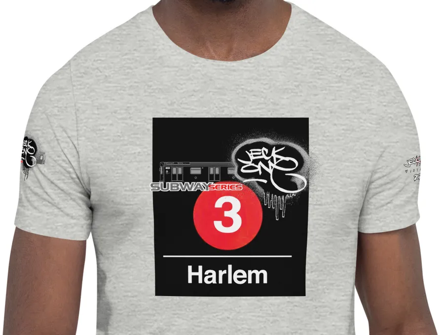 SHORT SLEEVE TEE  (uniSex) : HARLEM -(2020 upgraded classic)