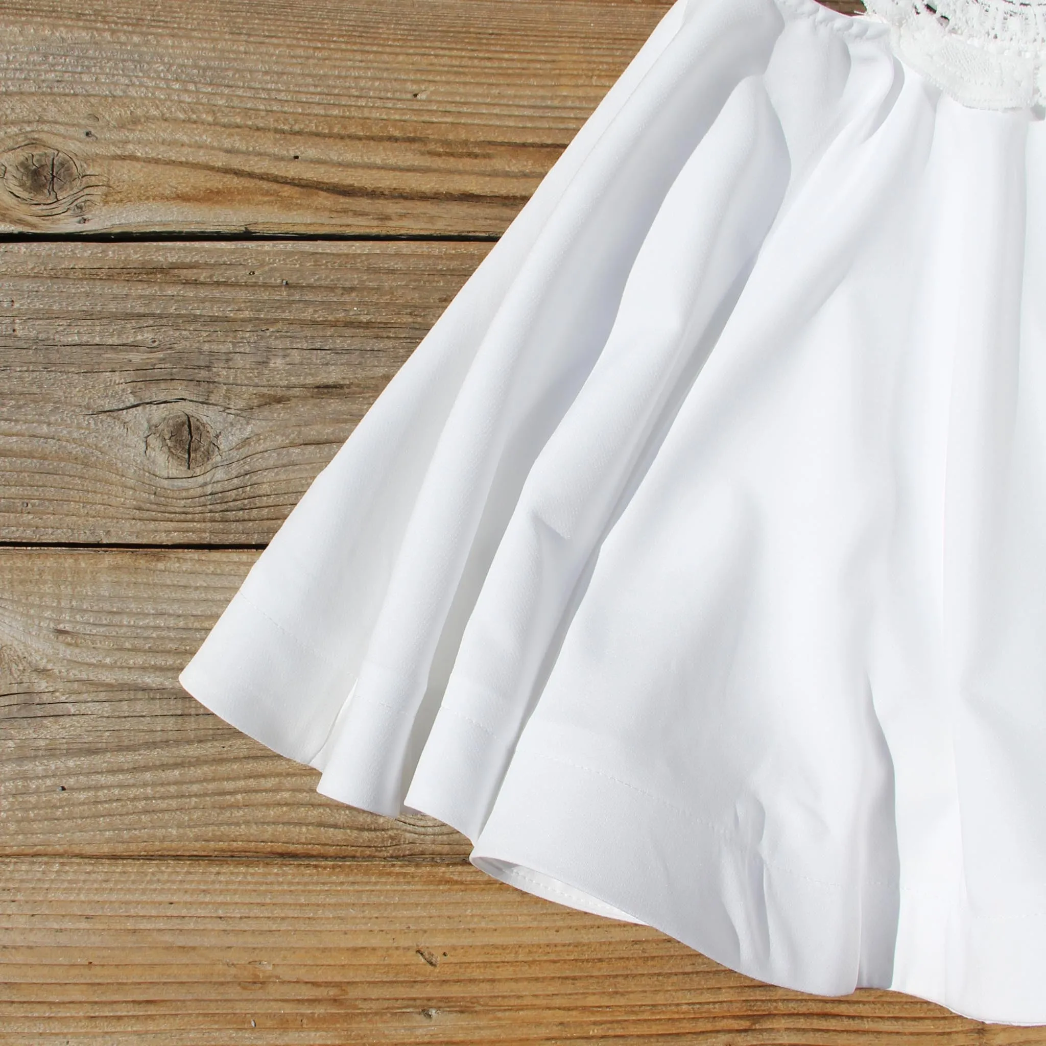 Siena Lace Dress in White