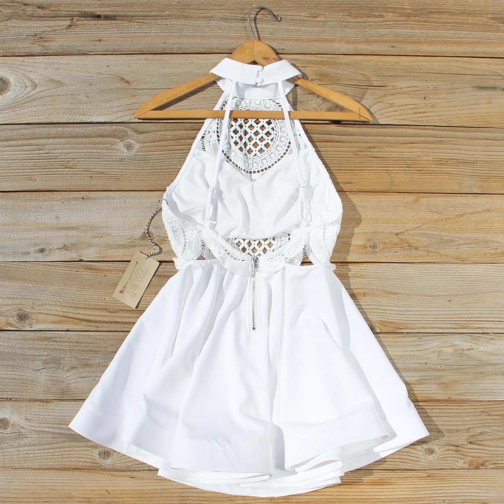 Siena Lace Dress in White