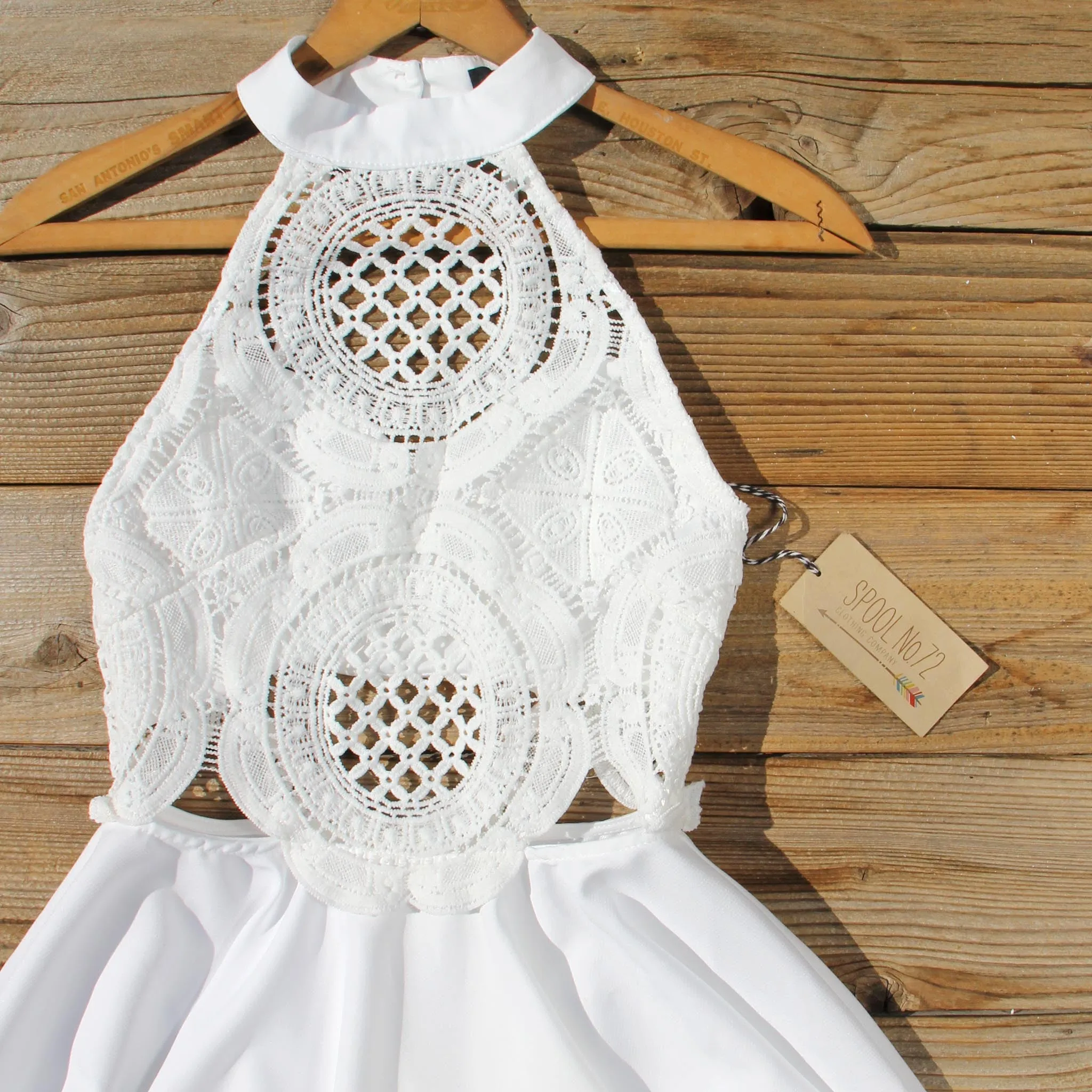 Siena Lace Dress in White