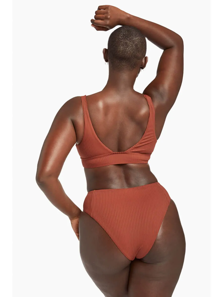 Sienna Tank In Copper EcoRib