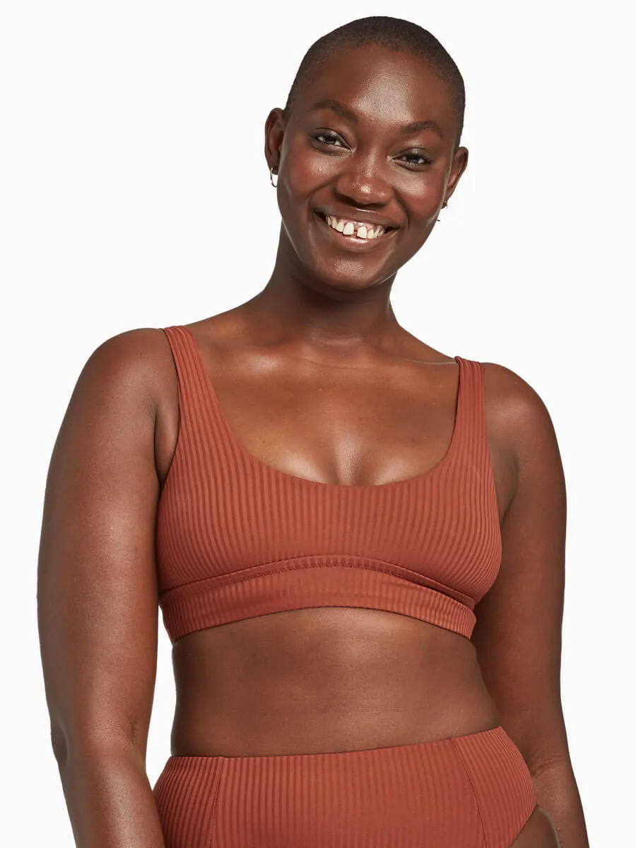 Sienna Tank In Copper EcoRib