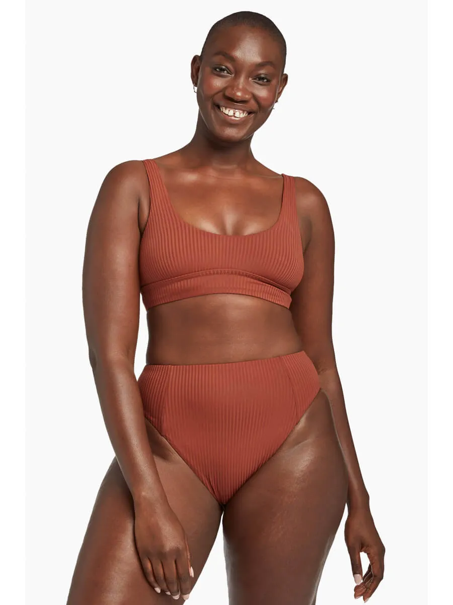 Sienna Tank In Copper EcoRib