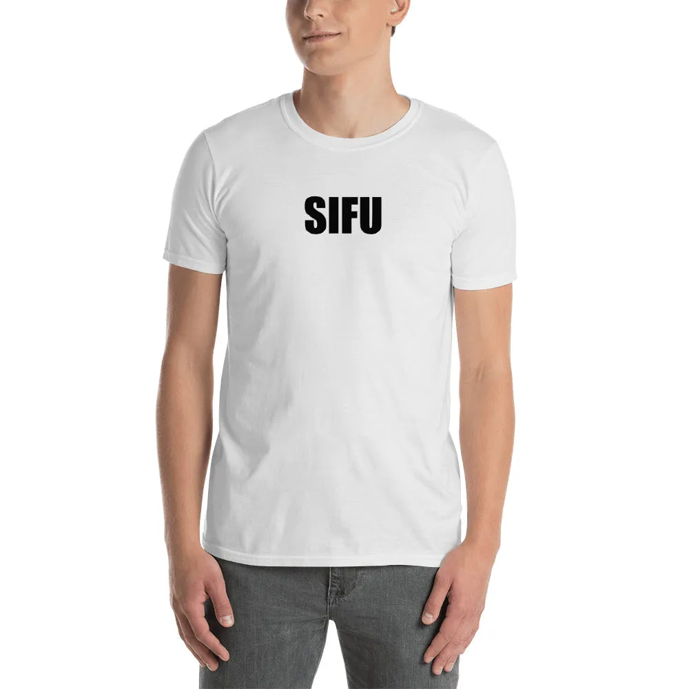 SIFU T Shirt White Simple Sifu T Shirt for Men