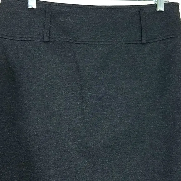 Skirt Midi Sharon Young Pencil charcoal gray lined New NWT VINTAGE
