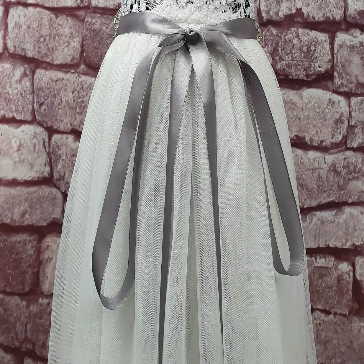 Slim Diamante Sash - Various Colours