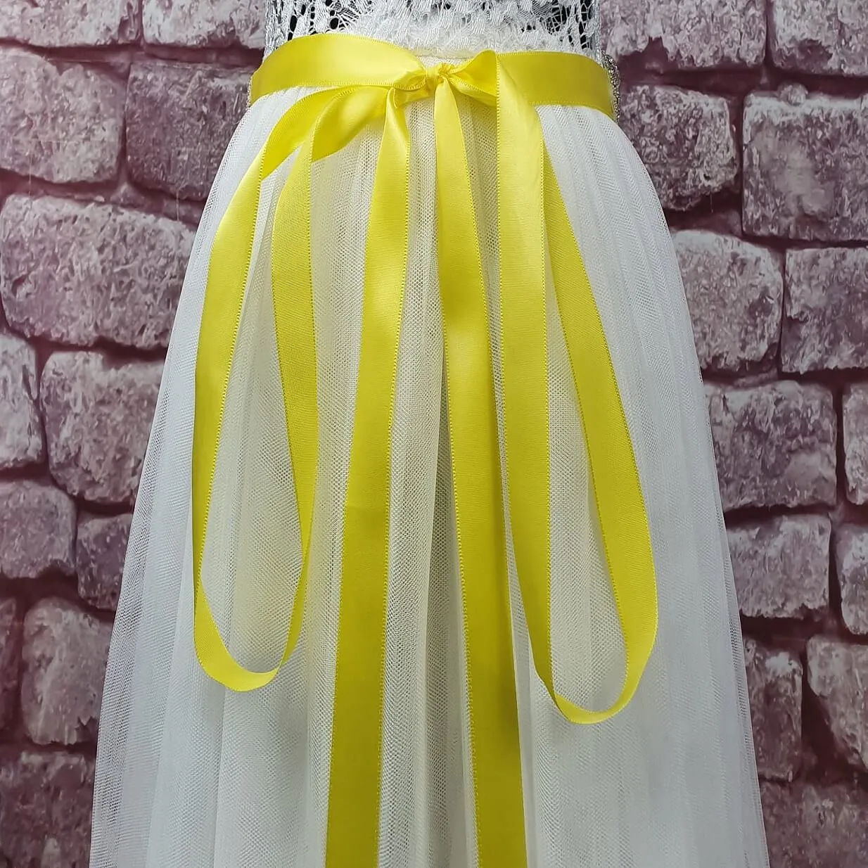 Slim Diamante Sash - Various Colours