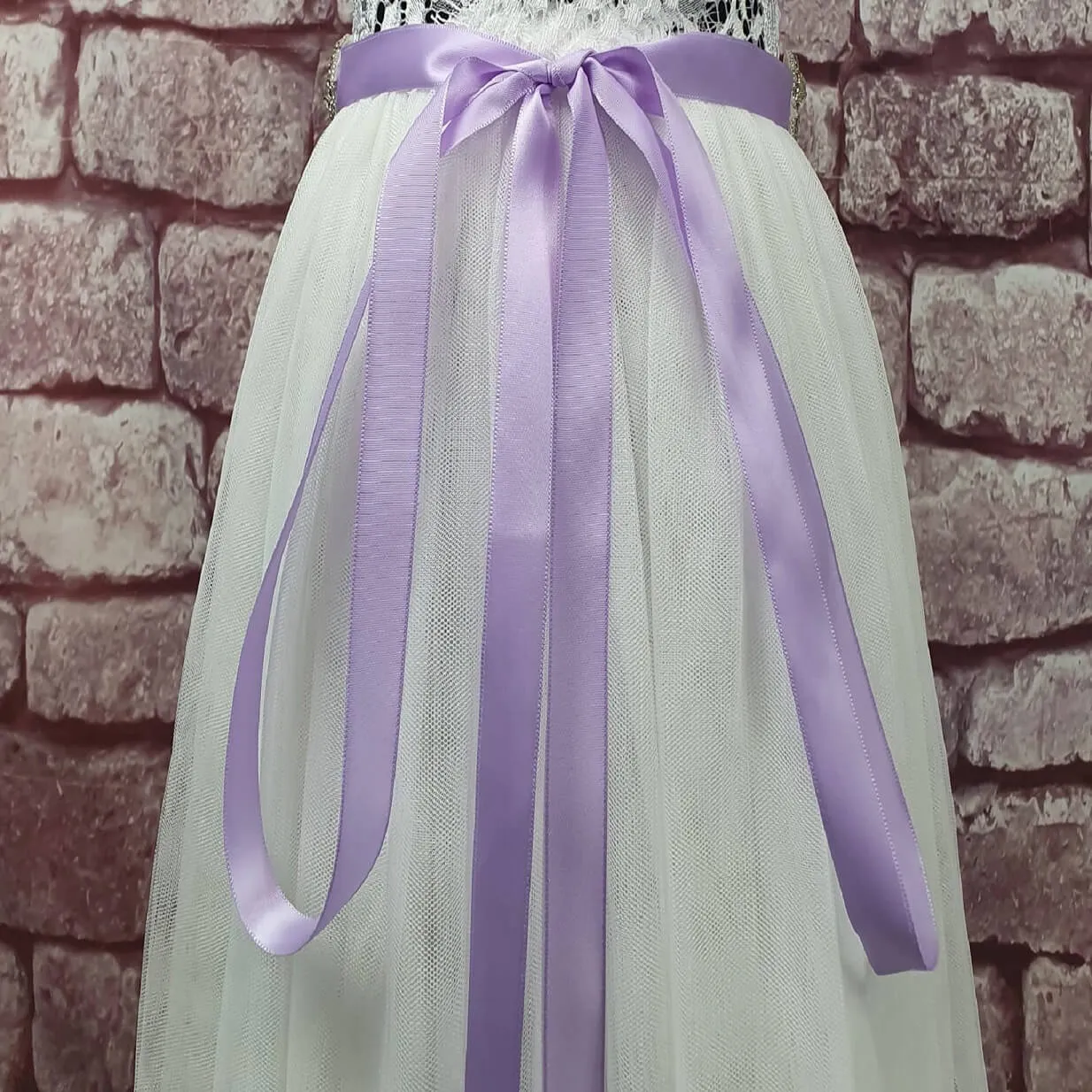 Slim Diamante Sash - Various Colours