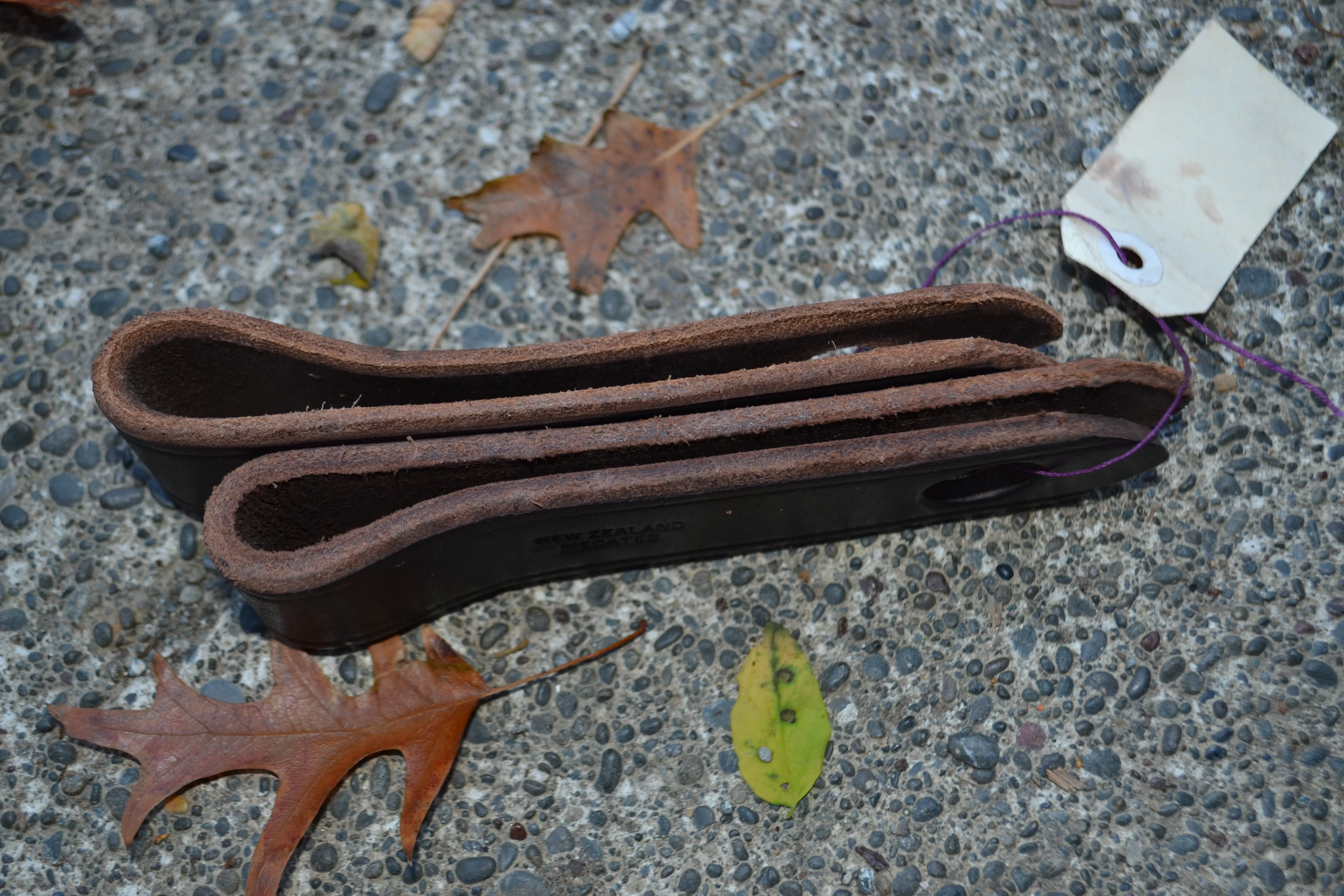 Slobber Straps: Mini. Dark Brown.