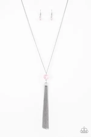 Socialite Of The Season Pink Necklace