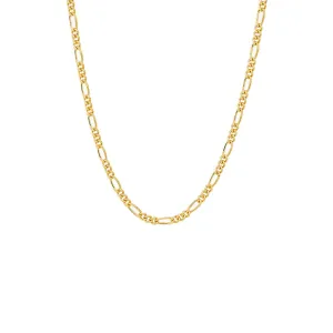 Solid Figaro Chain Necklace