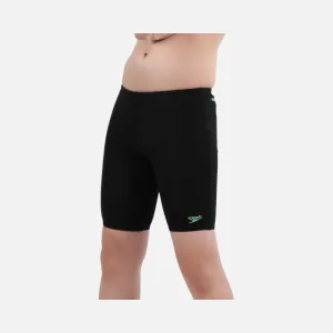 Speedo Essential Endurance  Junior Boy Jammer -Black/Harlequin Green