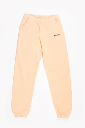 SPORTY AND RICH SERIF LOGO SWEATPANTS PEACH PIE
