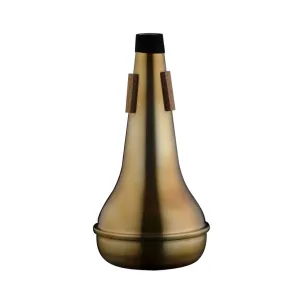 Stagg (MFH-S3AV) Flugel Horn Straight Mute - Vintage Patina Finish