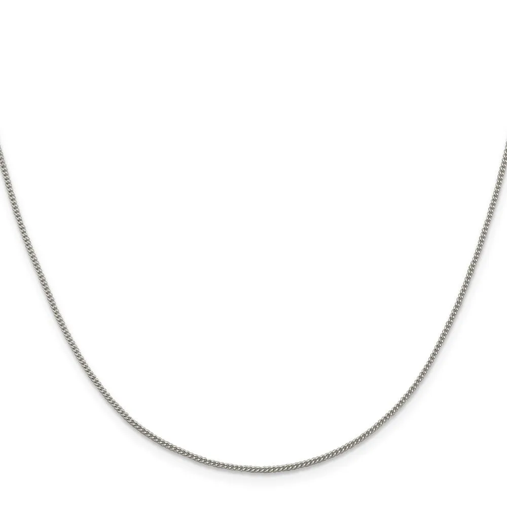 Sterling Silver 1.15mm Curb Chain