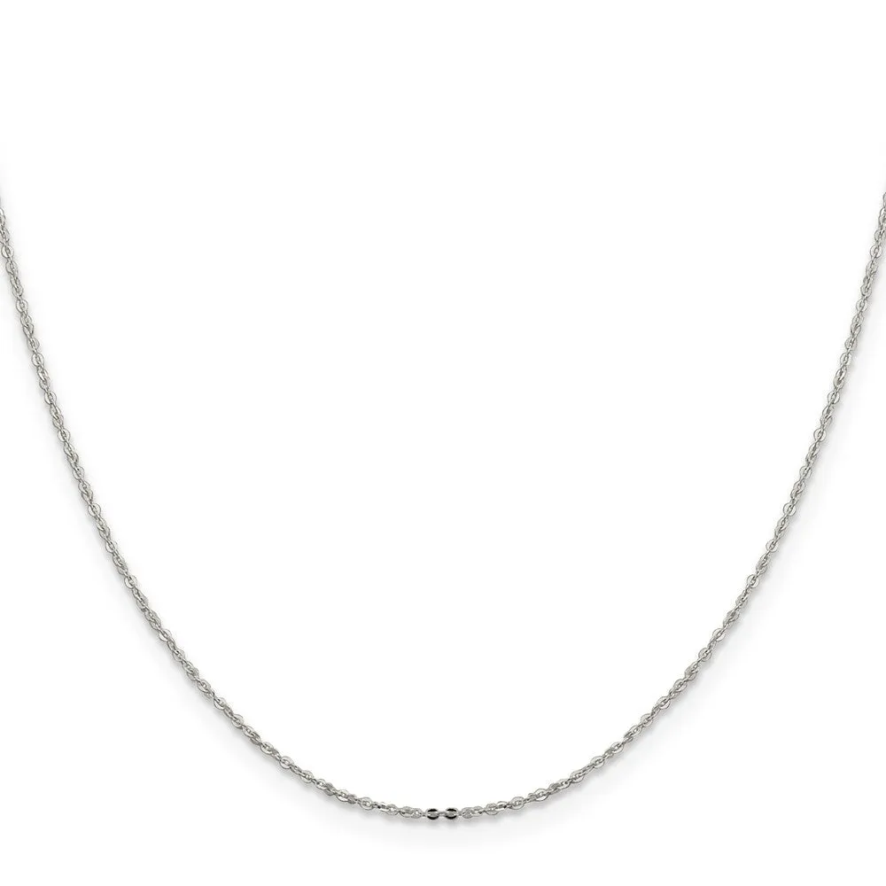 Sterling Silver 1.15mm Flat Cable Chain